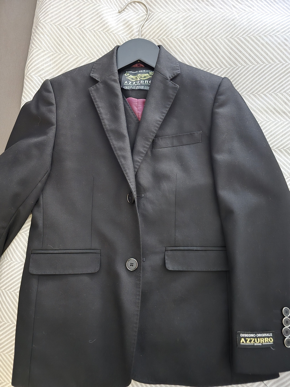 Kids Black Sport Coat Blazer